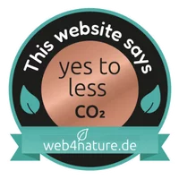 Yes to Less CO2 Siegel von web4nature